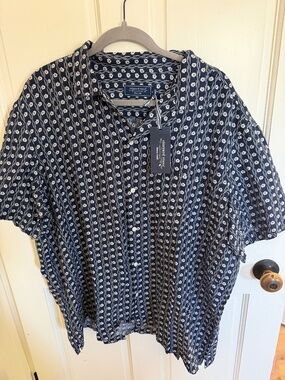 Vineyard vine linen short sleeve shirt